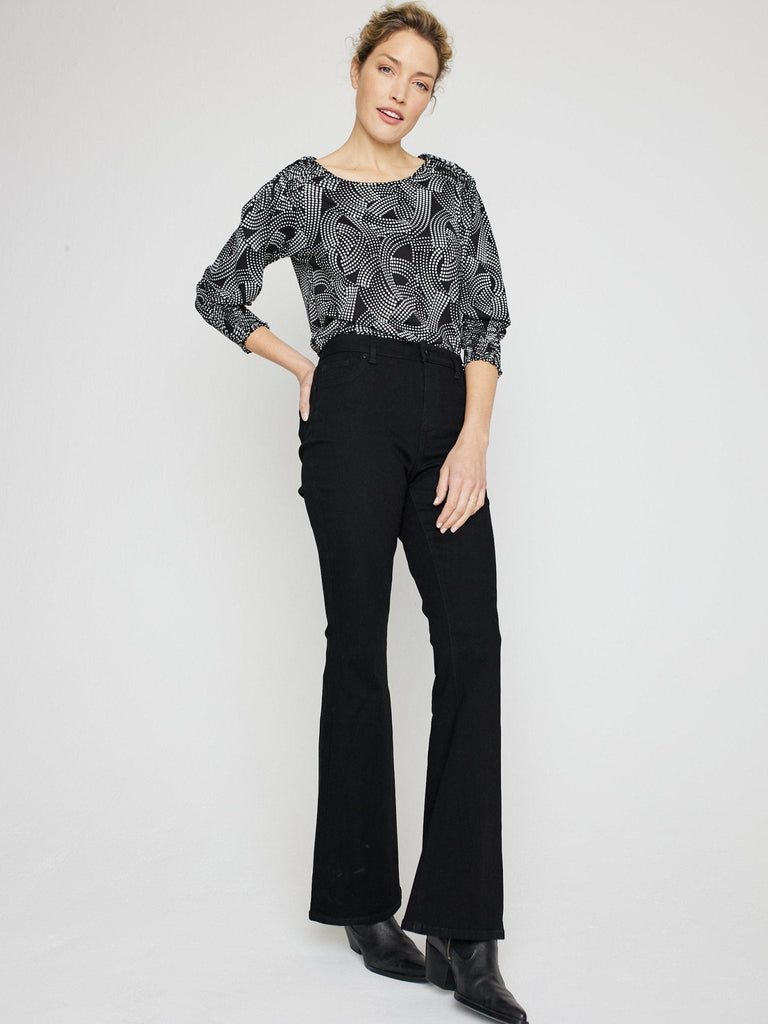 Westport Signature High Rise Modern Flare Leg Jeans